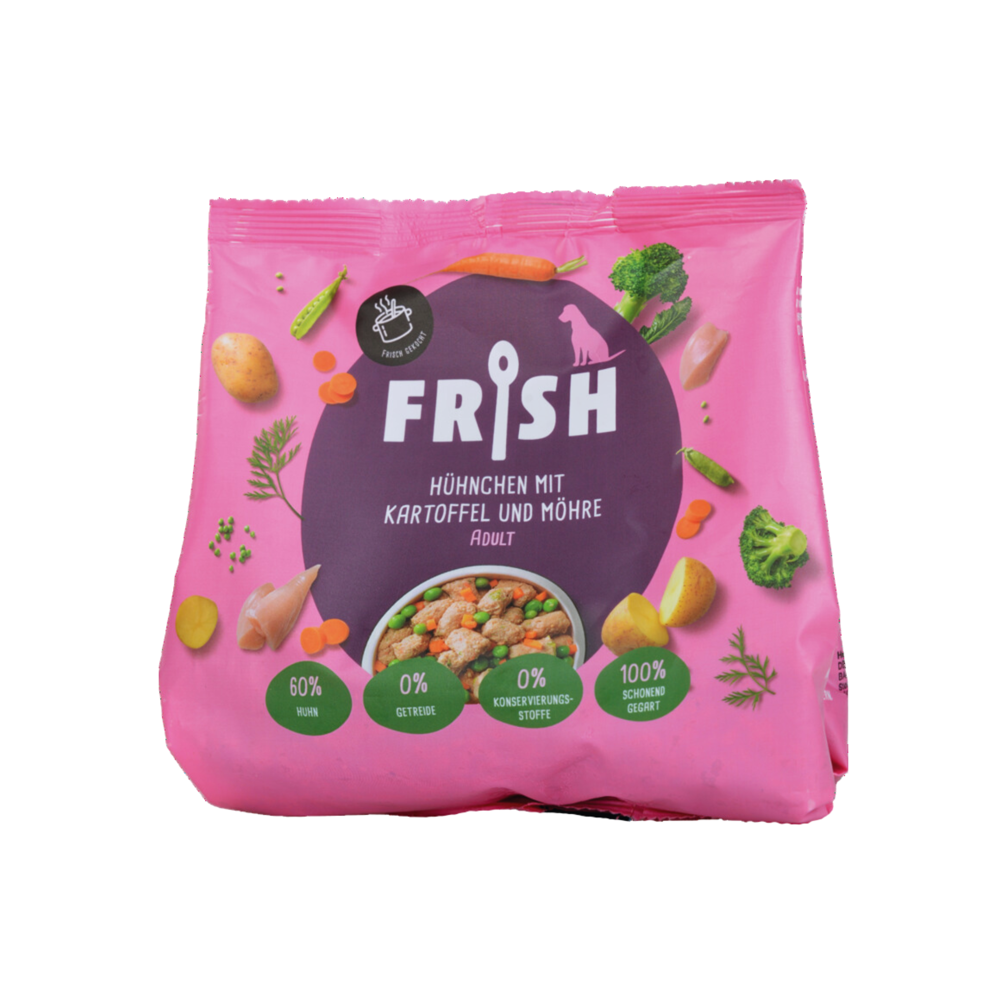FRISH Hundefutter: Hühnchen mit Kartoffel und Möhre in 400g